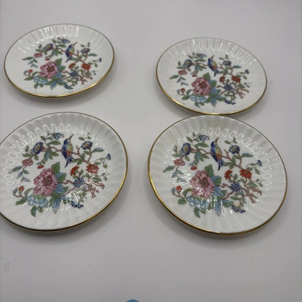 Aynsley Pembroke England Fine Bone China Bread Butter Plates Set of 4 (245)